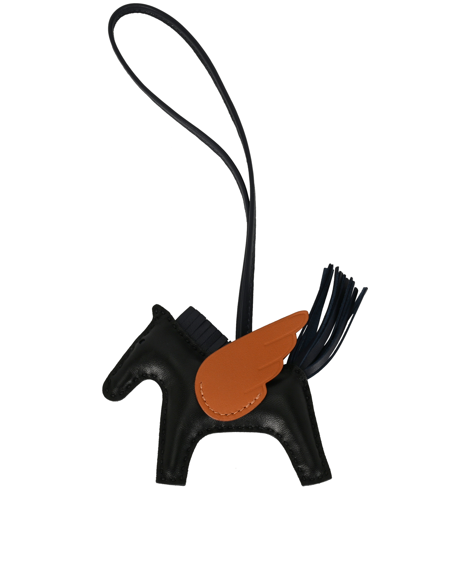 Hermes Rodeo Pegasus PM, &pound;395, Accessories, Black/Brown, Leather, Back view